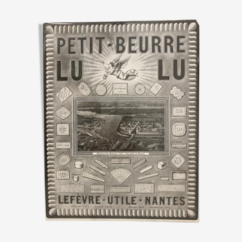 Advertising old Petit-Beurre Lu