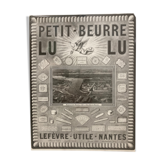 Advertising old Petit-Beurre Lu