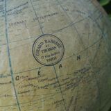 World map, vintage globe