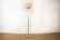 Swedish brass floor lamp, cast iron base, model G 019 by Bergboms 1960