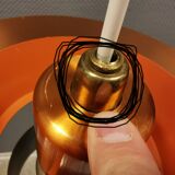 Ceiling lamp model "Nova" designed by Jo Hammerborg for Danish Fog&Mørup in 1963.