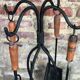 Full wrought iron fireplace servant