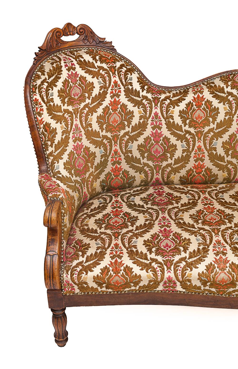 Walnut loveseat, 1930