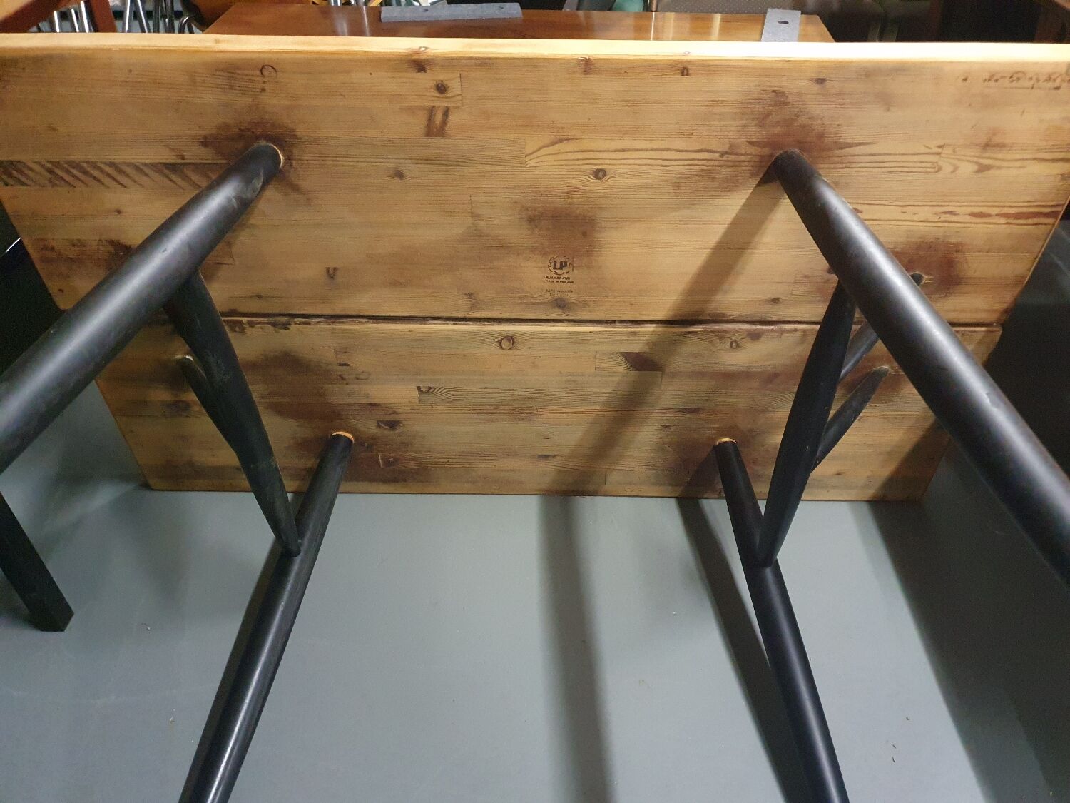 Table à manger Ilmari Tapiovaara Pirkka pour Laukaan Puu Finnland, 1955