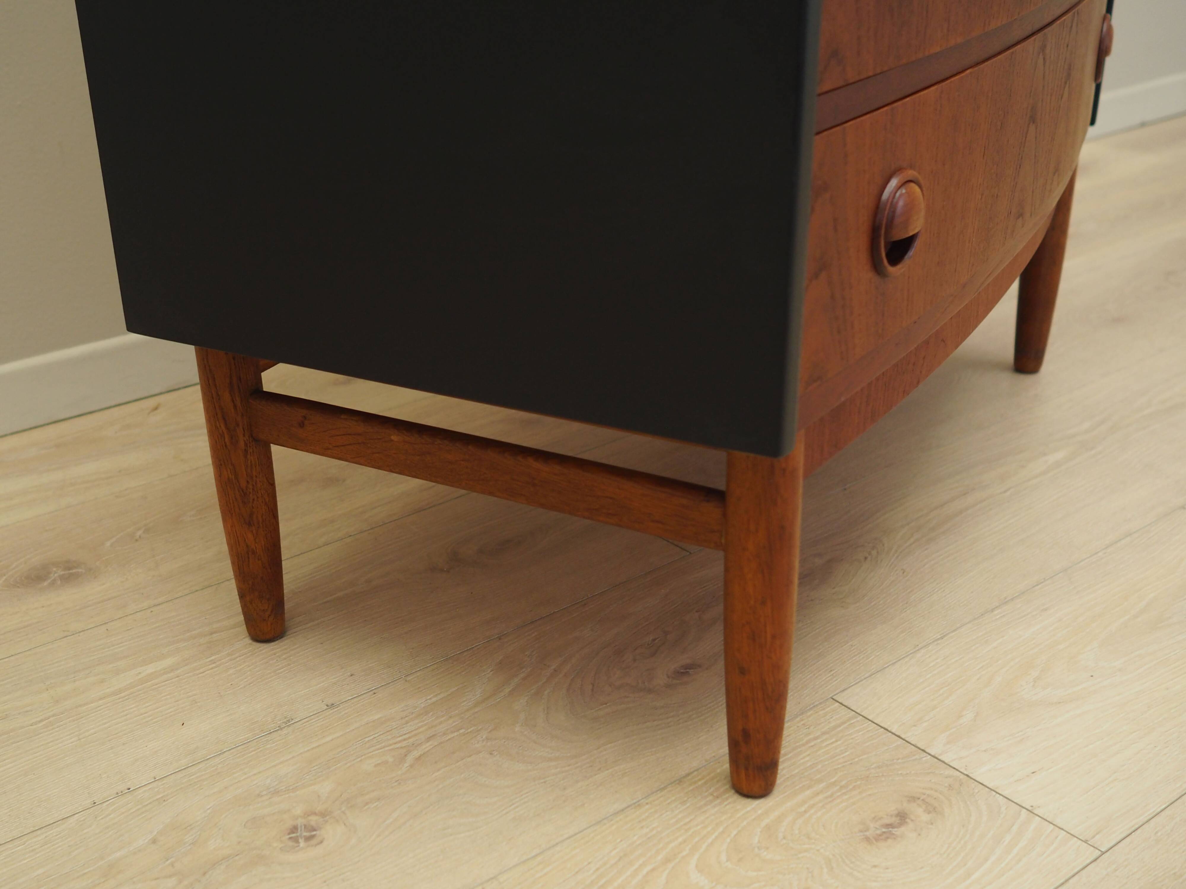 Teak chest of drawers, Danish design, 1960s, designer: Kai Kristiansen, man