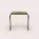 Restored Bauhaus Chromed Tubular Steel Stool from Slezak, 1930s
