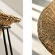 Vintage Mid-Century Italian Modern Boho Rattan Spherical Bowl Chair, 1950s
