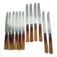 Lot de 12 couteaux style Art Déco