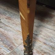 Louis XV period curved secretary desk in marquetry, circa 1750