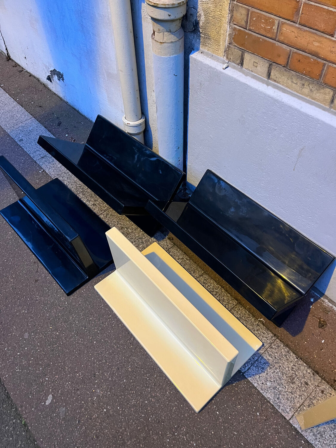 Wall shelf by Marcello Siards for Kartell, Italy, 1970s