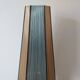 Rare Midcentury Rocket Floor Lamp, Metal and Straw, German Design