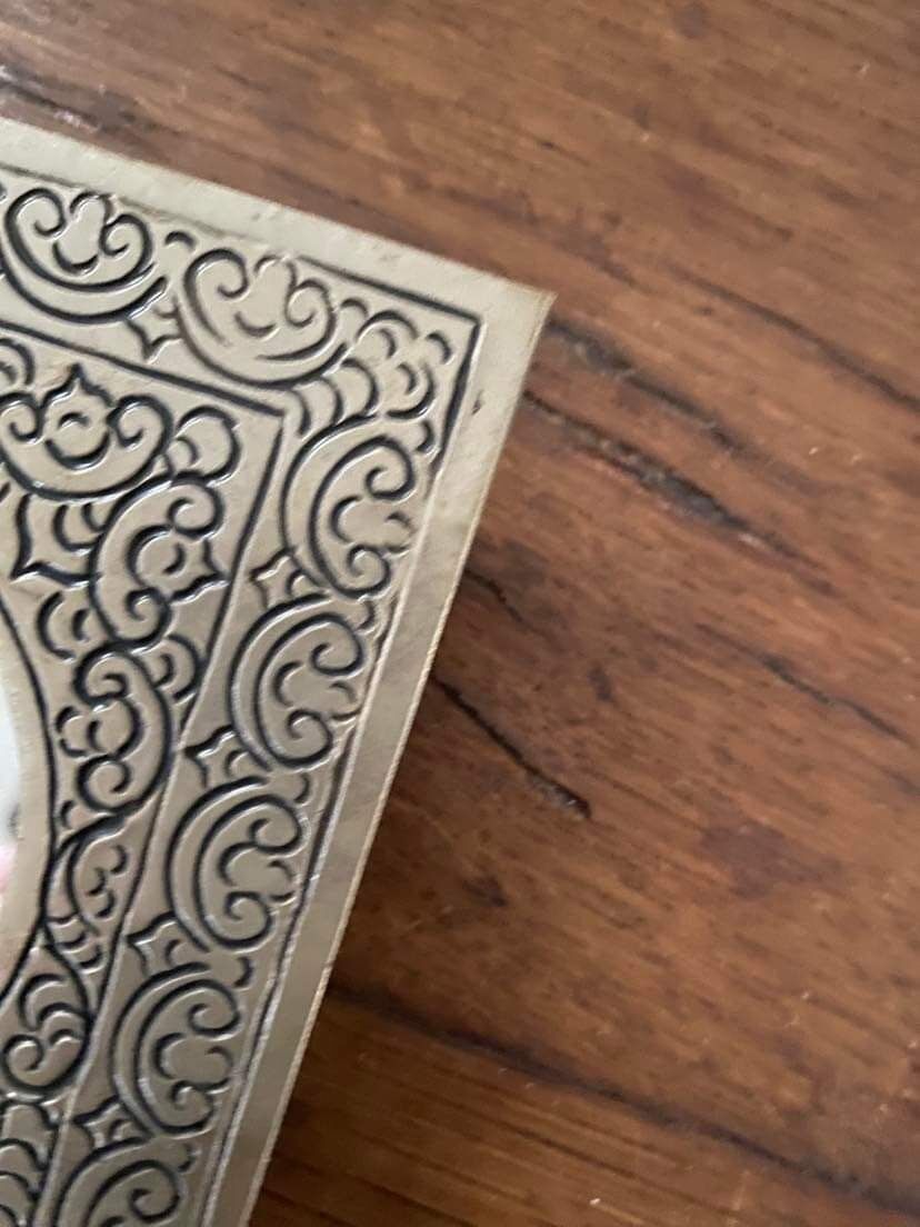 Oriental mirror silver metal