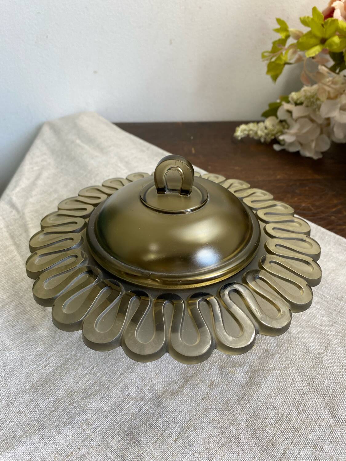 Verlys France Art Deco Candy Dish