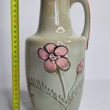 Scheurich Keramik cove vase, West Germany, flower decoration, 26 cm
