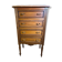 Louis XVI style molded and carved walnut chest of drawers
