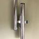 Pair of chromed sconces