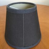 Blue fabric lampshade
