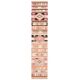 Vintage Turkish Oushak Handmade Wool Cotton Pink Runner Rug 69x333