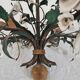 Chandelier with floral decoration