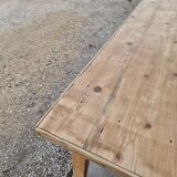 Old rustic farmhouse store table 2 drawers -2m22