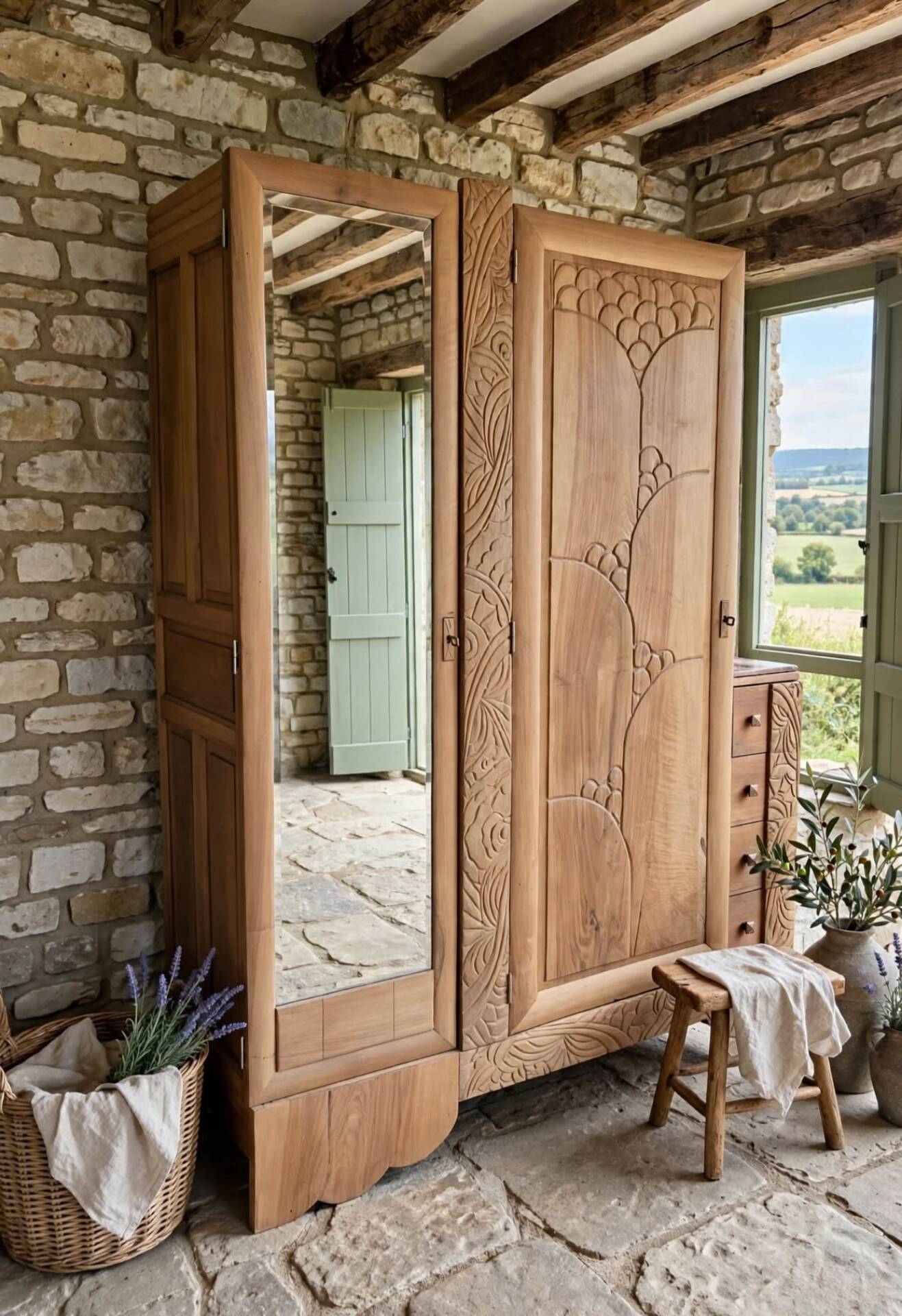 Art Deco wardrobe