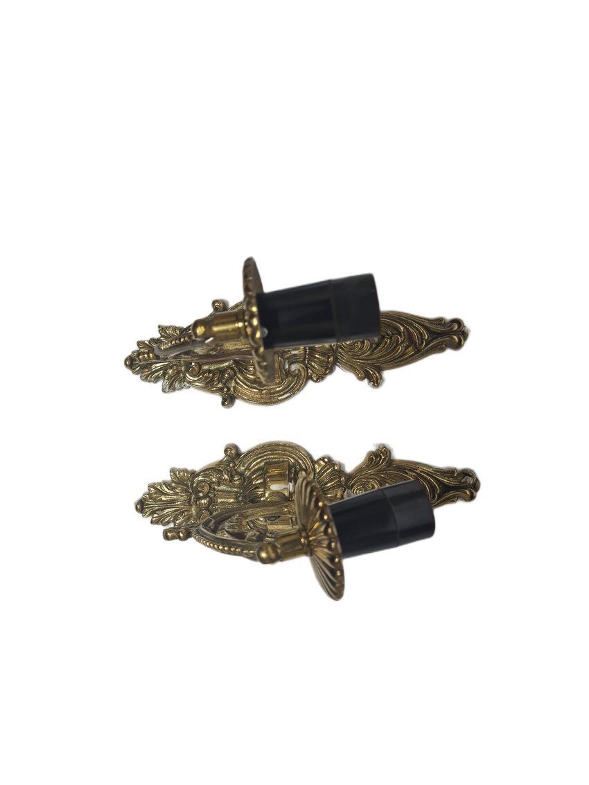 Appliques de style rococo, Pologne, années 1970, ensemble de 2