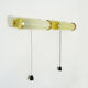 Pair of vintage erco 921 patent zippered wall light germany. year 70