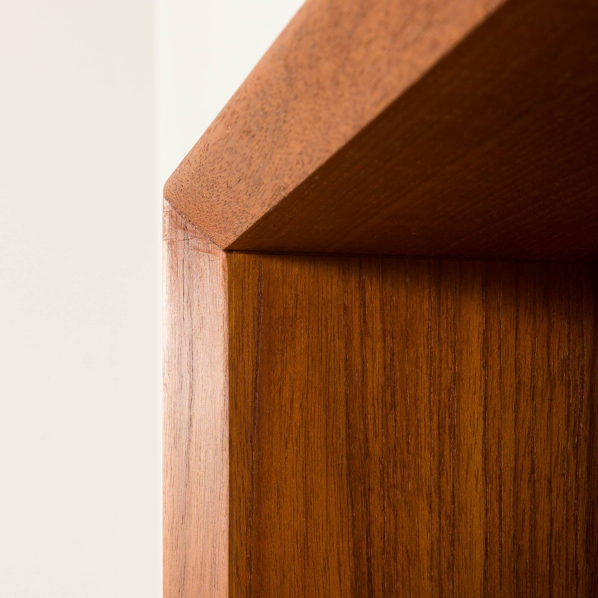 Danish vintage teak bookcase by Brourer Mobelfabrik, 1970s