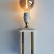 Pair of vintage ceramic wall sconces