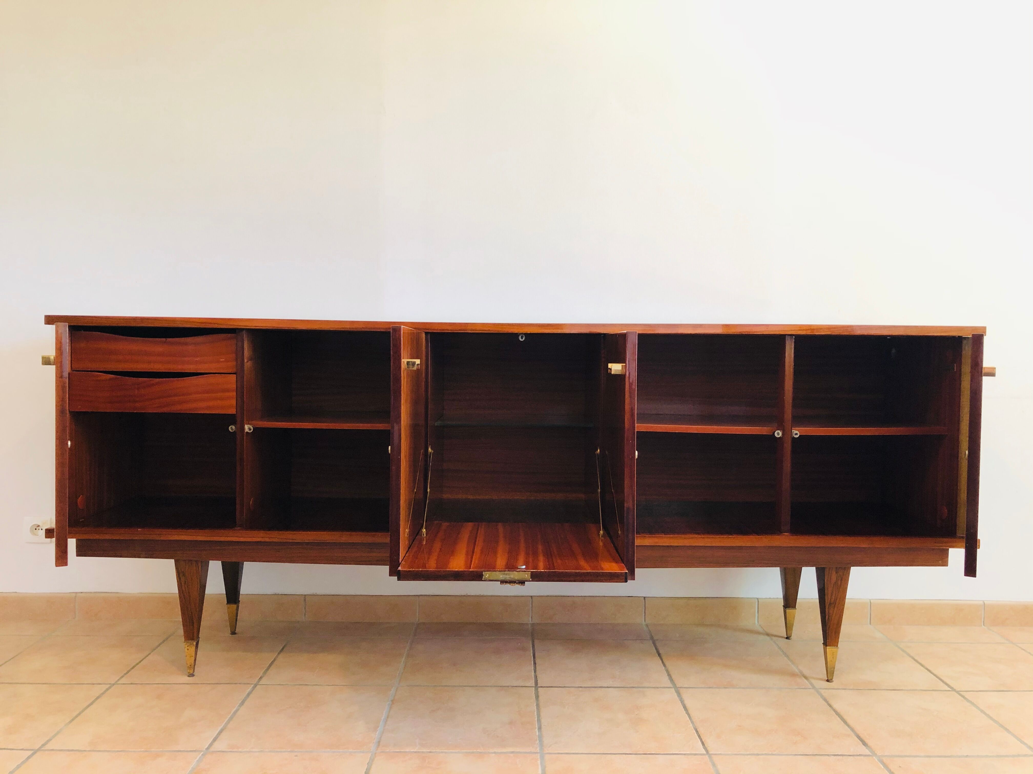 Vintage rio rosewood sideboard by Malora 1960