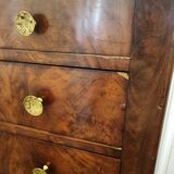 Semainier Louis XVI style in walnut veneer