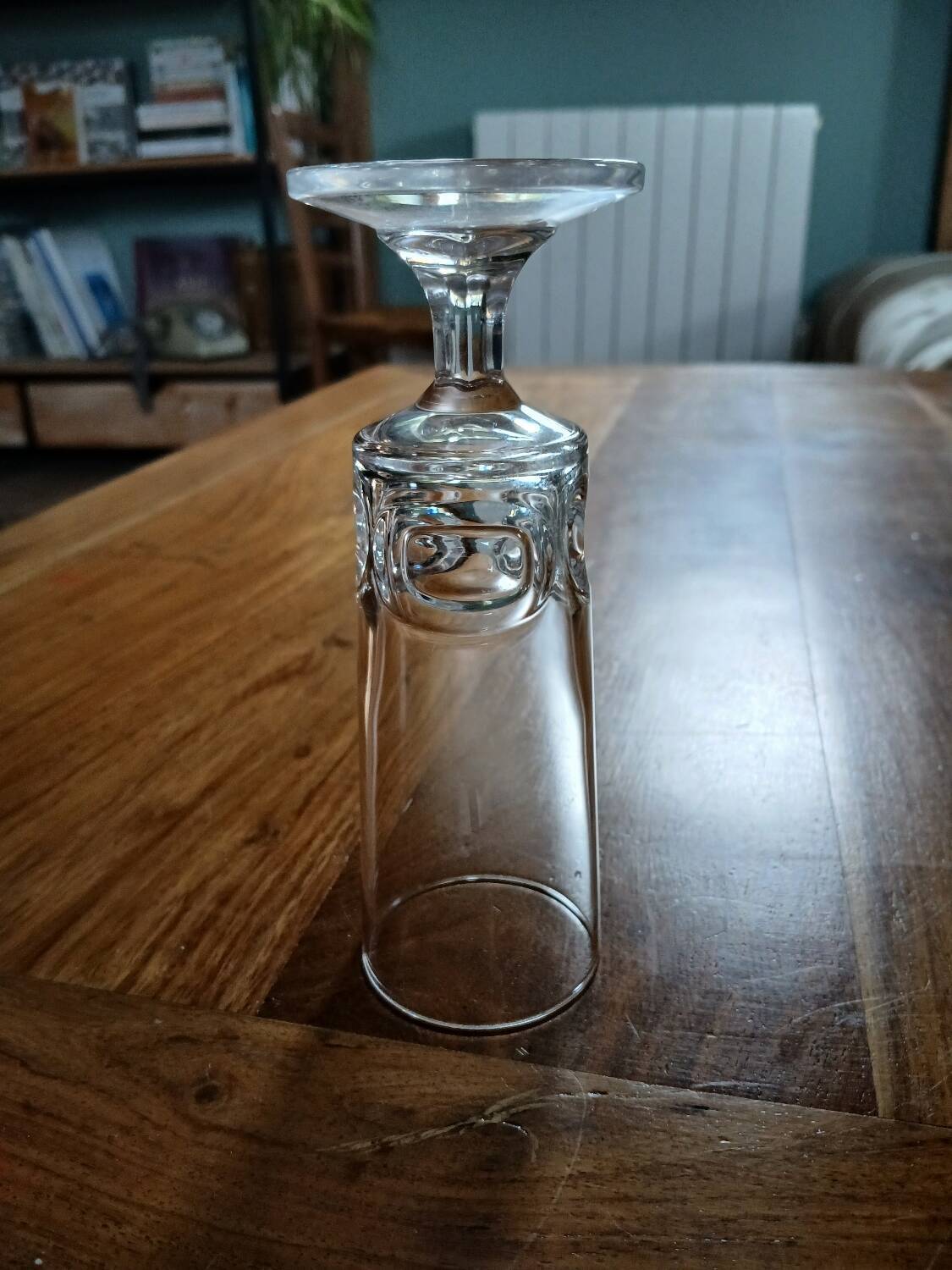 12 antique crystal champagne flutes
