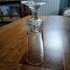 12 antique crystal champagne flutes