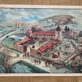 Pedagogical school poster frame