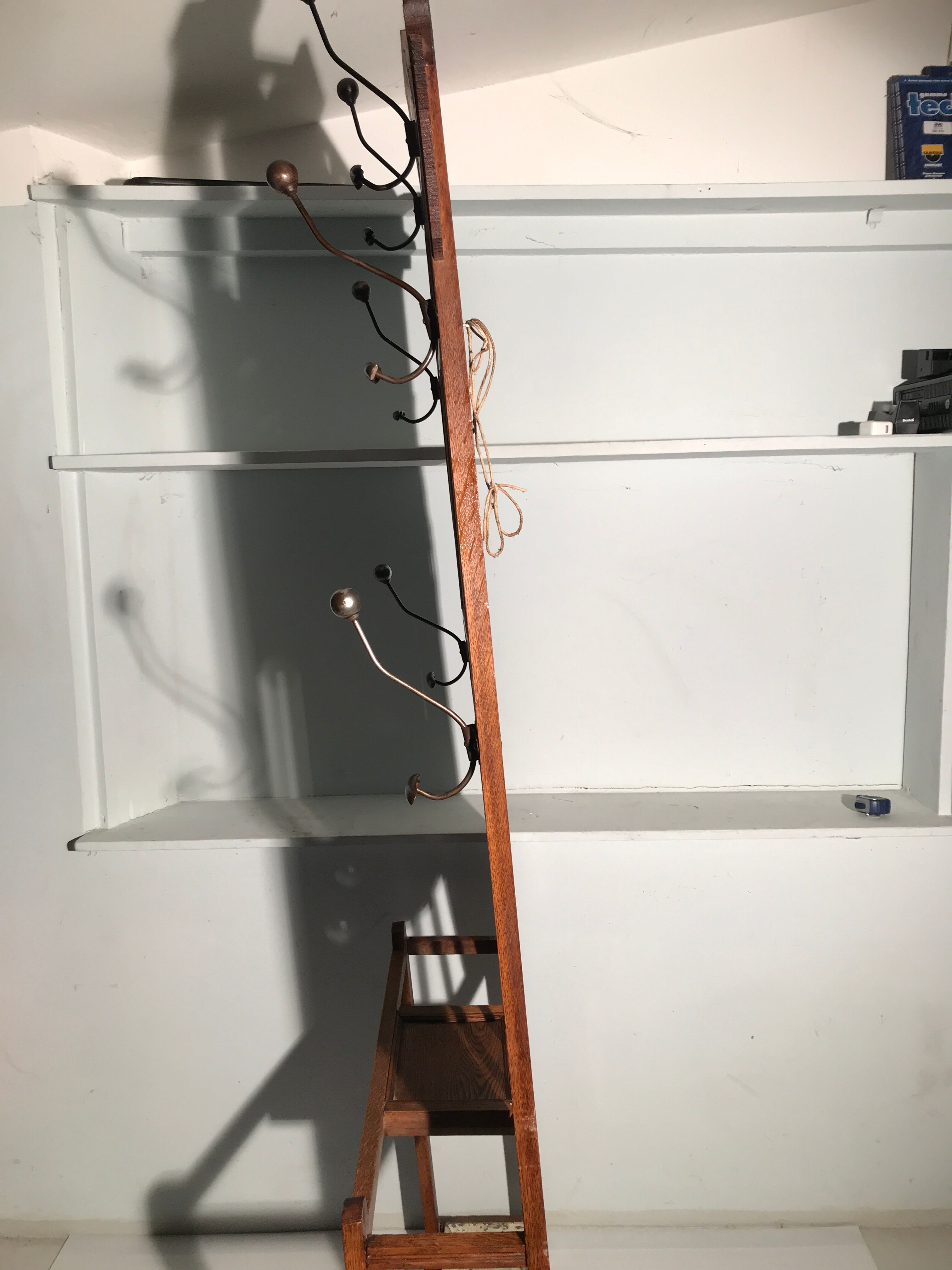 Vintage wardrobe coat rack
