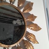 Miroir soleil à feuilles
