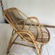 Vintage rattan armchair