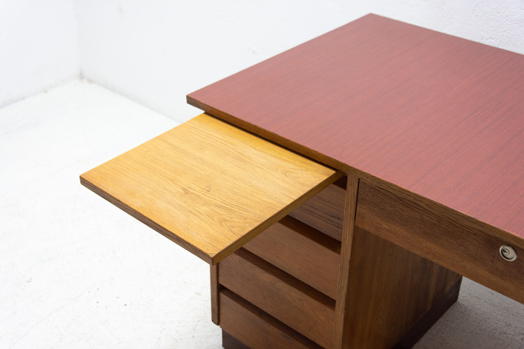 Mid century writing desk, 1960´s, Czechoslovakia, Brussels period