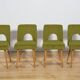Shell Chairs from Bydgoszcz Furniture Factory, Poland, 1960s, Set of 4