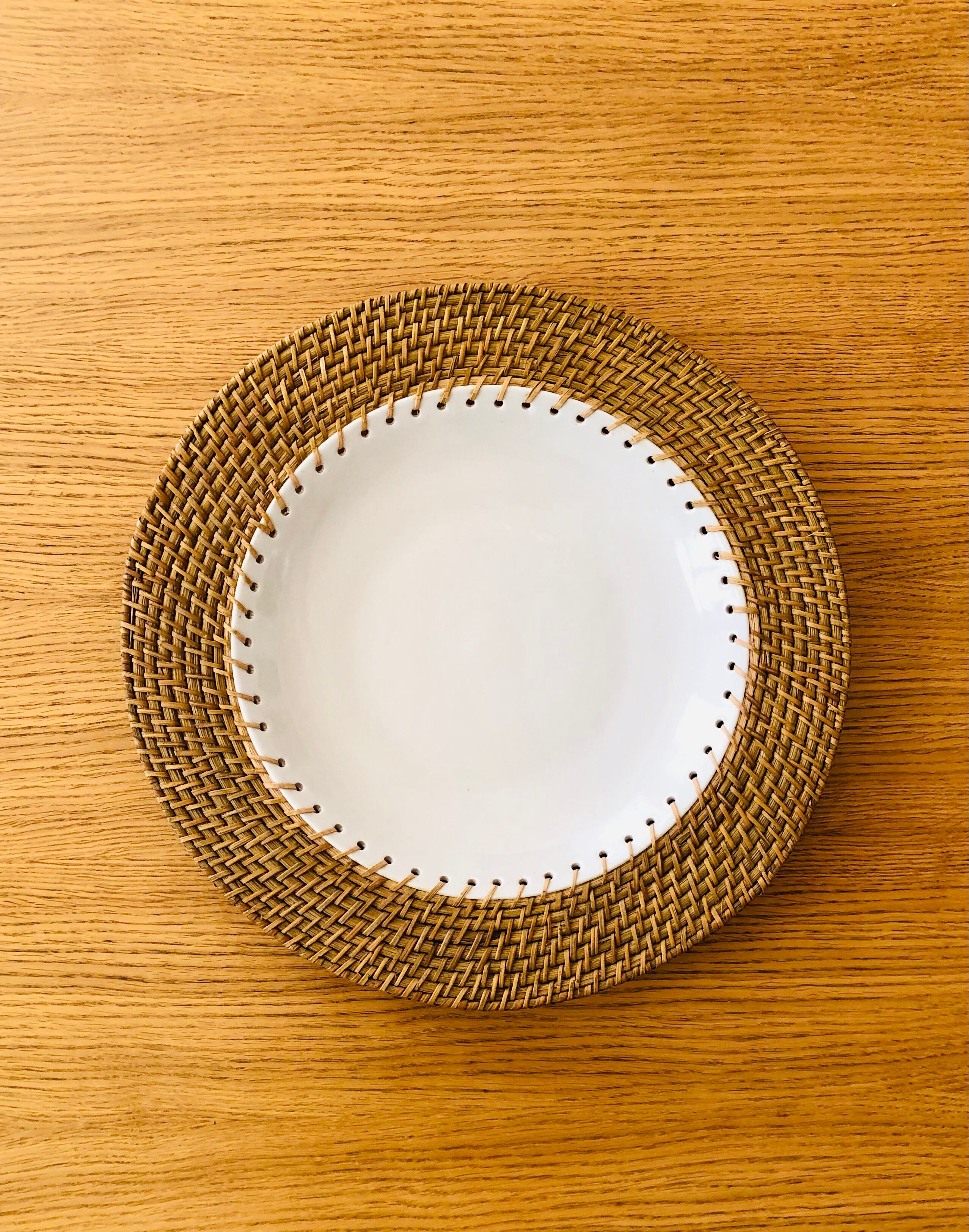 D42cm ceramic fruit dish and basketry