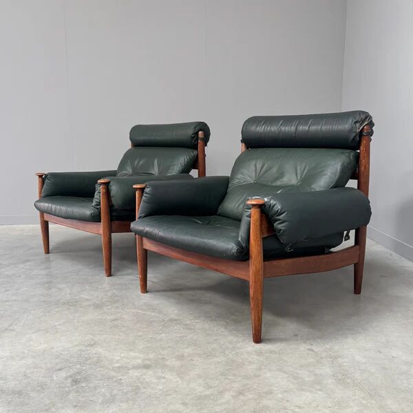 Fauteuils par Eric Merthen pour Ire Möbel AB, années 1960.