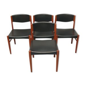 Ensemble de 4 chaises - danoises