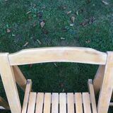 Series of 4 folding chairs