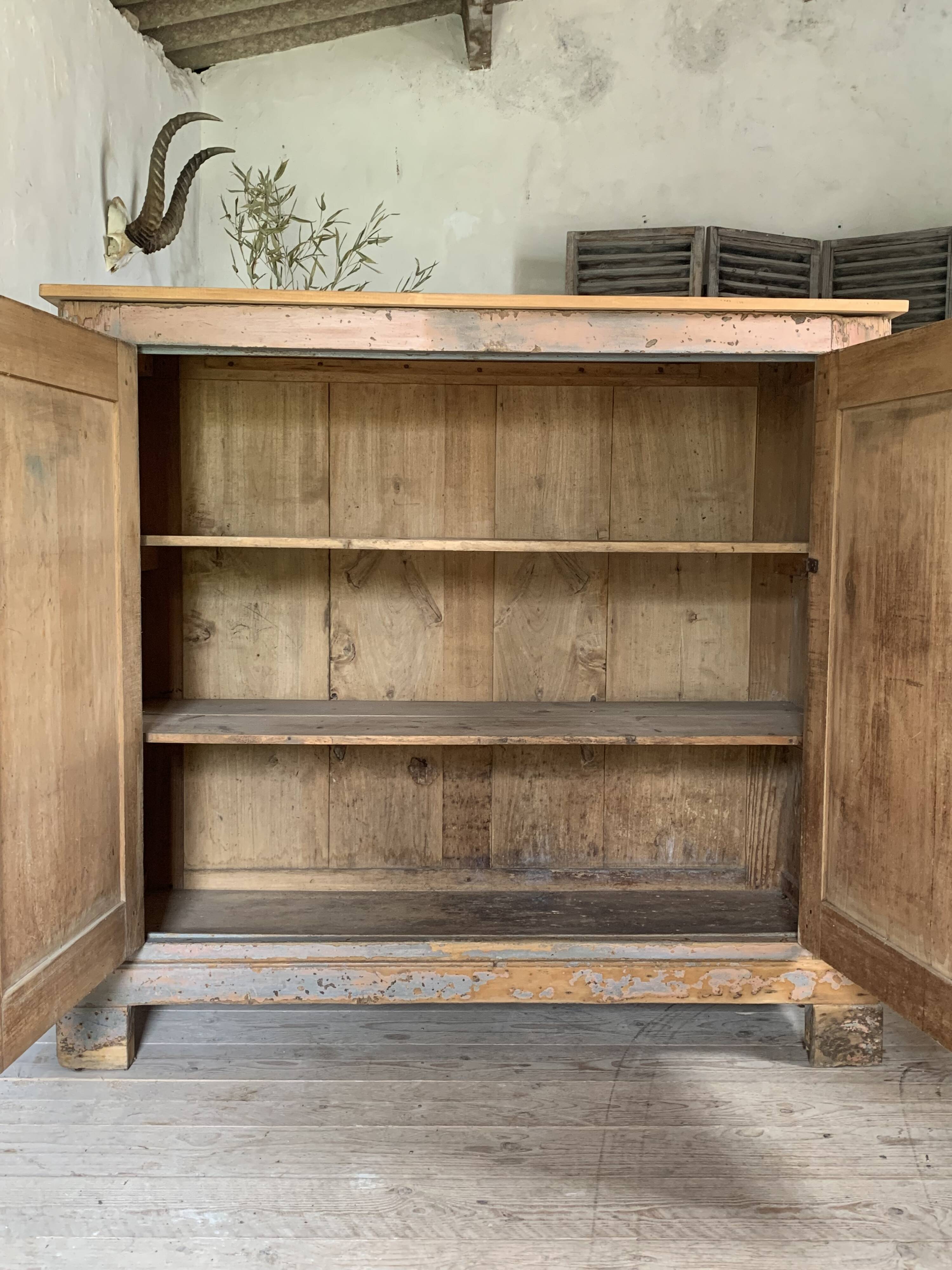 Large patinated Parisian buffet