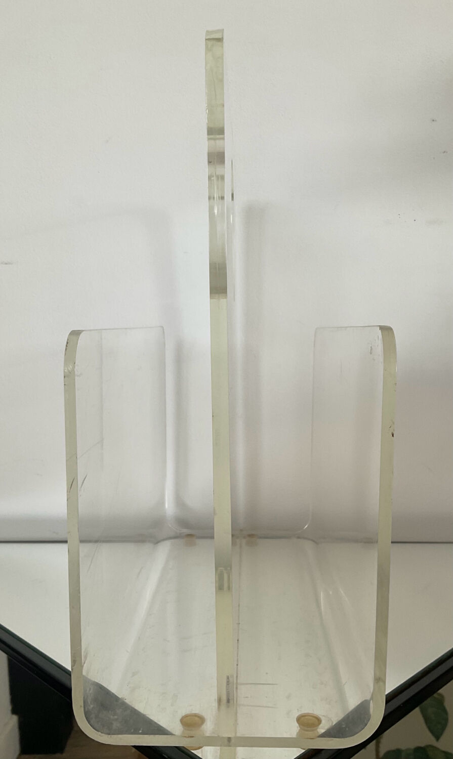 Vintage Plexiglas Magazine Rack