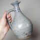 Small carafe, pitcher in vintage hand-turned Migeon La Borne Cher stoneware