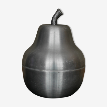 Pear seventies stainless ice bucket