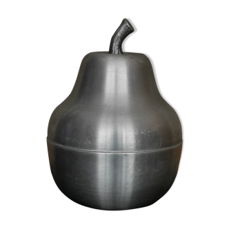 Pear seventies stainless ice bucket