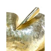 Contemporary Italian Brass Leaf Wall Sconce by Simoeng