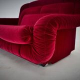 Two-seater canapé, rare from the 1970s, Italy.